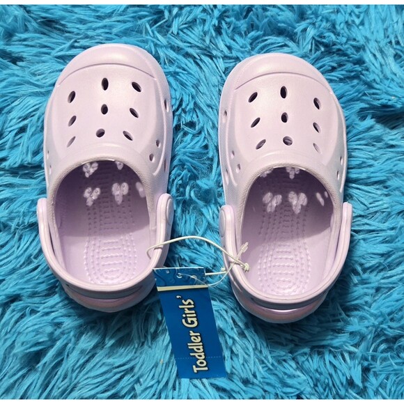 Unbranded Other - Toddler Girls Lavender Slip On Clogs Size Small 5/6 Lilac Purple Lightweight